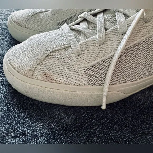 Rothy's Cream Sneakers Minimalist Design