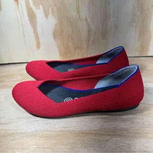 Rothy’s Red Ballet Flats Women’s Size 5