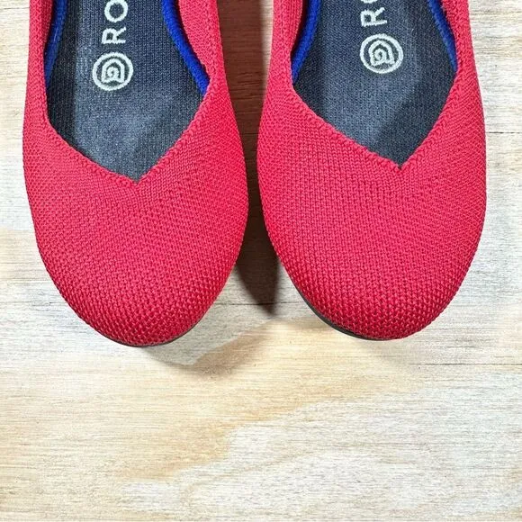 Rothy’s Red Ballet Flats Women’s Size 5
