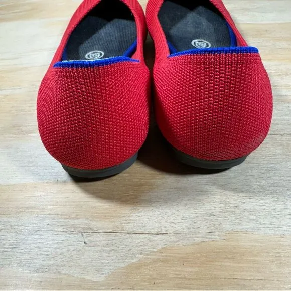 Rothy’s Red Ballet Flats Women’s Size 5