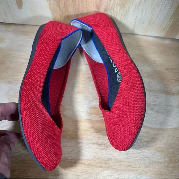 Rothy’s Red Ballet Flats Women’s Size 5