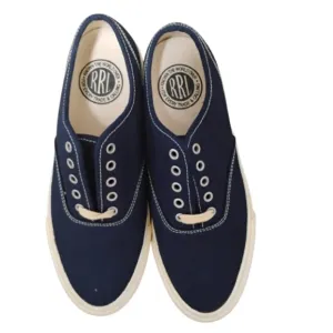 RRL Men's Navy Canvas Sneakers Size 7 Women's Size 8.5