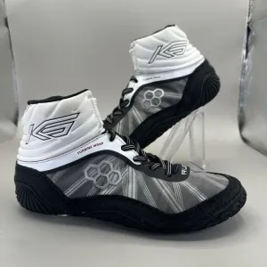 Rudis KS Turbine Wrestling Shoes Black Ghost Infrared Mens 6 US/ Womens 7.5 US