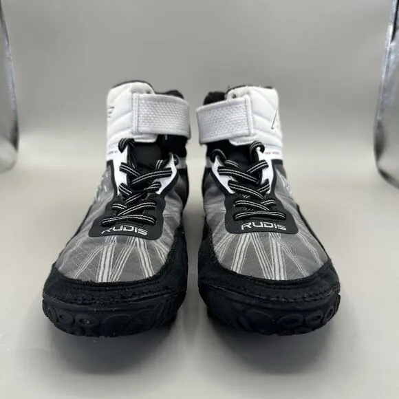 Rudis KS Turbine Wrestling Shoes Black Ghost Infrared Mens 6 US/ Womens 7.5 US