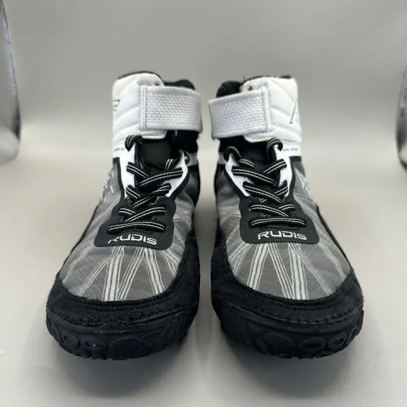 Rudis KS Turbine Wrestling Shoes Black Ghost Infrared Mens 6 US/ Womens 7.5 US