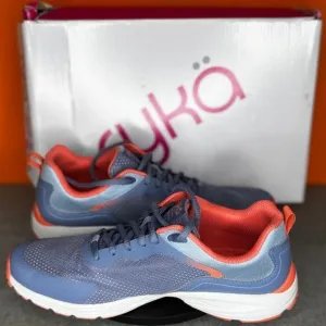 Ryka Skywalk Rush Blue Orange Walking Athletic Sneaker Size 9.5 M EU 40.5