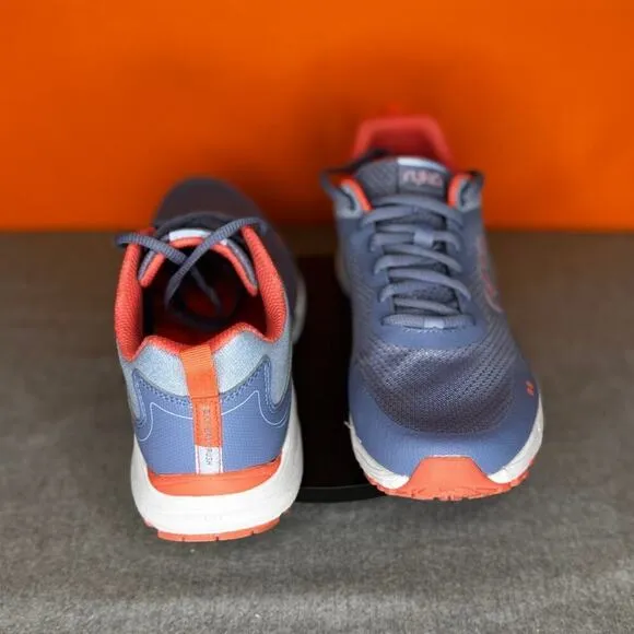 Ryka Skywalk Rush Blue Orange Walking Athletic Sneaker Size 9.5 M EU 40.5