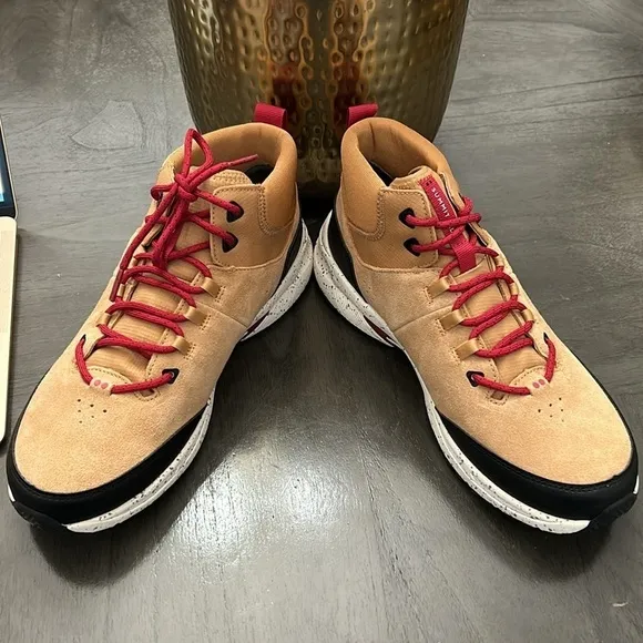Ryka Water Repellent Suede Hiking Shoes - Summit Trail Mid (WIDE)