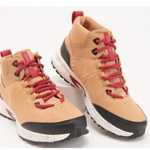 Ryka Water Repellent Suede Hiking Shoes - Summit Trail Mid (WIDE)