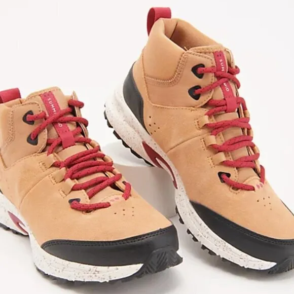 Ryka Water Repellent Suede Hiking Shoes - Summit Trail Mid (WIDE)