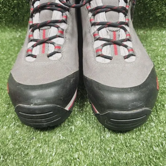 Salomon Goretex Gray Leather Mid Athletic Hiking Boots Womens Size US 7‎