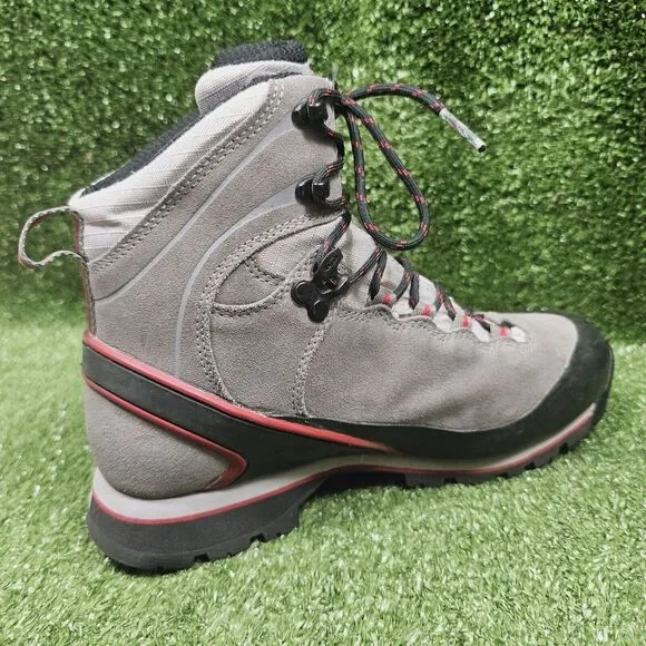 Salomon Goretex Gray Leather Mid Athletic Hiking Boots Womens Size US 7‎