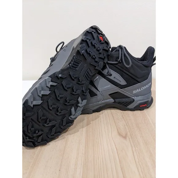 Salomon X Ultra 4 MID  GTX  413834  man grey/black shoes   Size 11.5