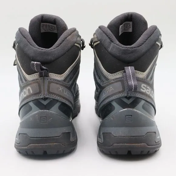 Salomon X Ultra GTX Mens Size 11.5 US Black Gray Waterproof Hiking Trail Boots