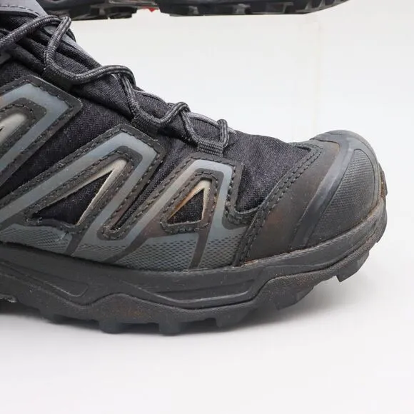 Salomon X Ultra GTX Mens Size 11.5 US Black Gray Waterproof Hiking Trail Boots