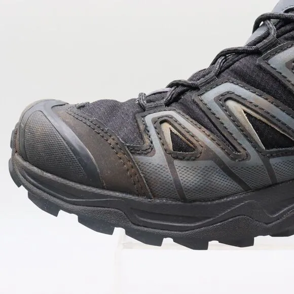 Salomon X Ultra GTX Mens Size 11.5 US Black Gray Waterproof Hiking Trail Boots
