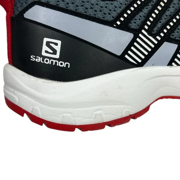 Salomon Xa Pro V8 Waterproof Trail Running Shoes Kids USA 5 Gray Black 416137