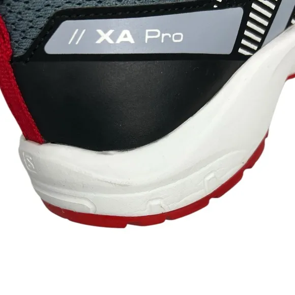 Salomon Xa Pro V8 Waterproof Trail Running Shoes Kids USA 5 Gray Black 416137