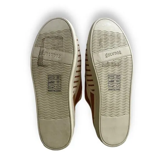 Saludos Marin striped lace up sneaker NEW