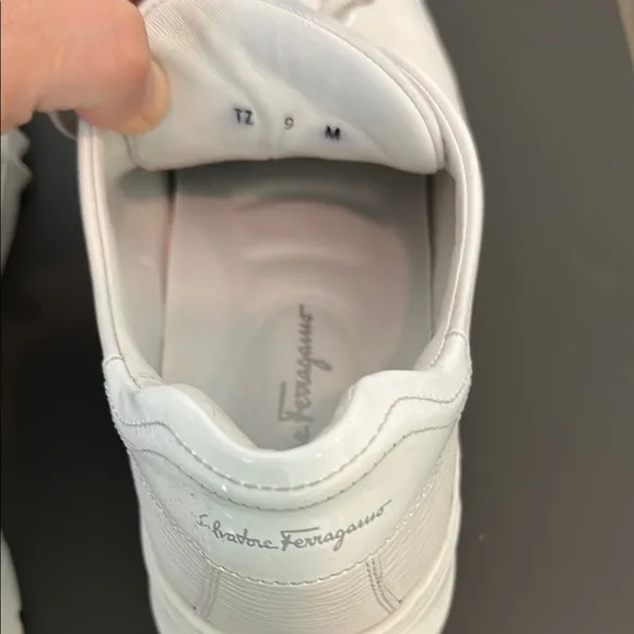 Salvatore Ferragamo white sneakers