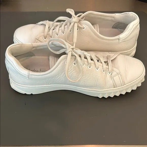 Salvatore Ferragamo white sneakers