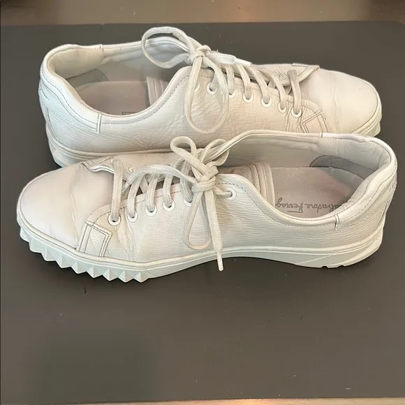 Salvatore Ferragamo white sneakers