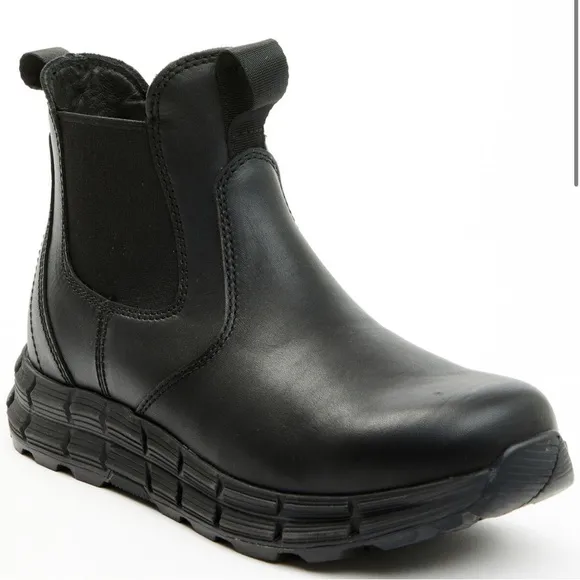 Sample-HAWX MEN'S ATHLETIC UNIFORM CHELSEA BOOTS - SOFT TOE