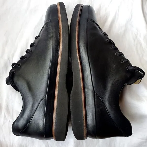 Samuel Hubbard DressFast Men's Black Leather Dress Sneakers Vibram Sole Size 13