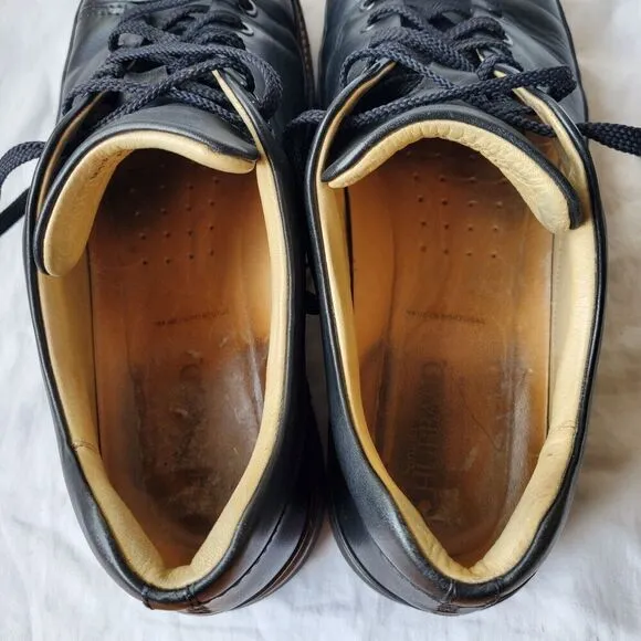 Samuel Hubbard DressFast Men's Black Leather Dress Sneakers Vibram Sole Size 13