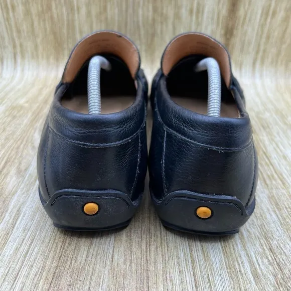 Samuel Hubbard Free Spirit Men's Size 11.5 W Black Leather Slip On Casual Shoes