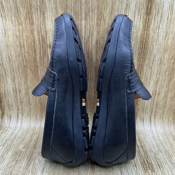 Samuel Hubbard Free Spirit Men's Size 11.5 W Black Leather Slip On Casual Shoes
