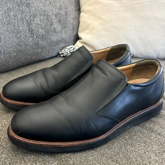 Samuel Hubbard Men’s Frequent Traveler Loafer Black Leather Size 12