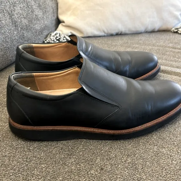 Samuel Hubbard Men’s Frequent Traveler Loafer Black Leather Size 12
