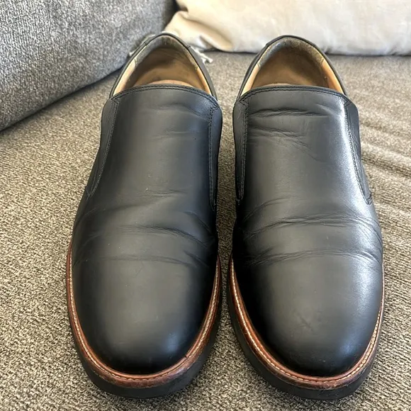 Samuel Hubbard Men’s Frequent Traveler Loafer Black Leather Size 12