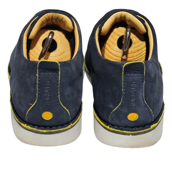 Samuel Hubbard Mens Hubbard Free Size 14 Wide Casual Walking Shoes Navy Nubuck