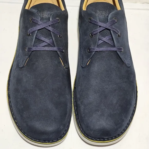 Samuel Hubbard Mens Hubbard Free Size 14 Wide Casual Walking Shoes Navy Nubuck