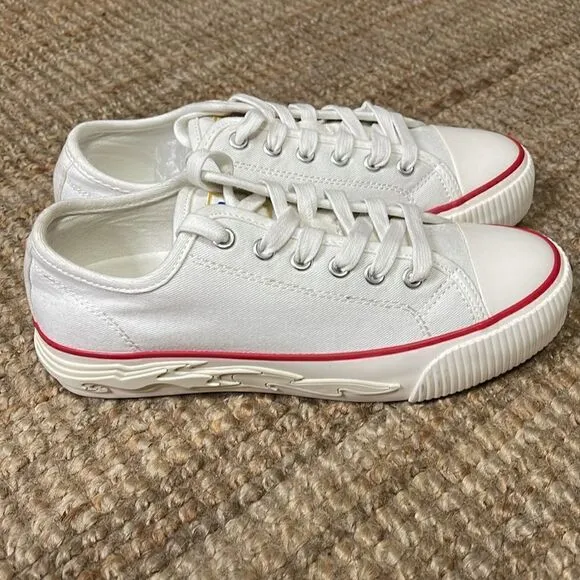 Sandro Paris Flame Canvas Sneakers Size 7