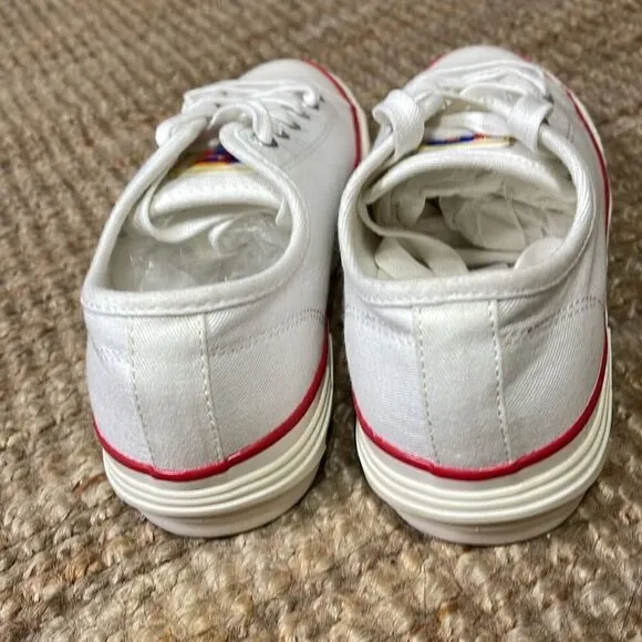 Sandro Paris Flame Canvas Sneakers Size 7