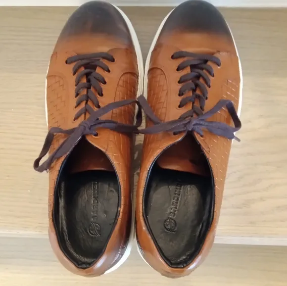 Sardinelli Men's Italian Casual Leather Shoes 10