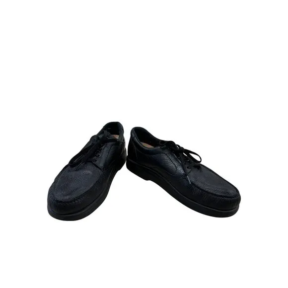 SAS Mens Tripad Comfort Black Leather Walking Shoes 10.5M SKU 6963