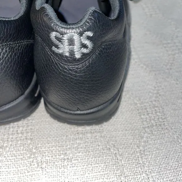 SAS Men’s Work Shoes Size 10.5 WW Black Leather Occupational Hospital Clinic