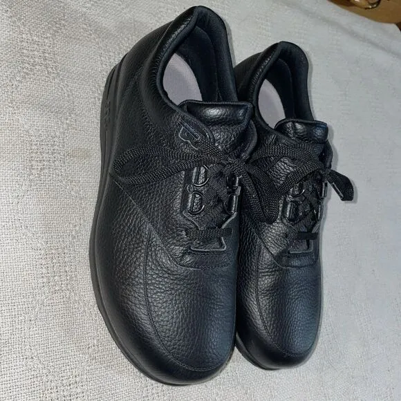 SAS Men’s Work Shoes Size 10.5 WW Black Leather Occupational Hospital Clinic