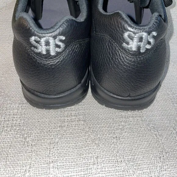 SAS Men’s Work Shoes Size 10.5 WW Black Leather Occupational Hospital Clinic