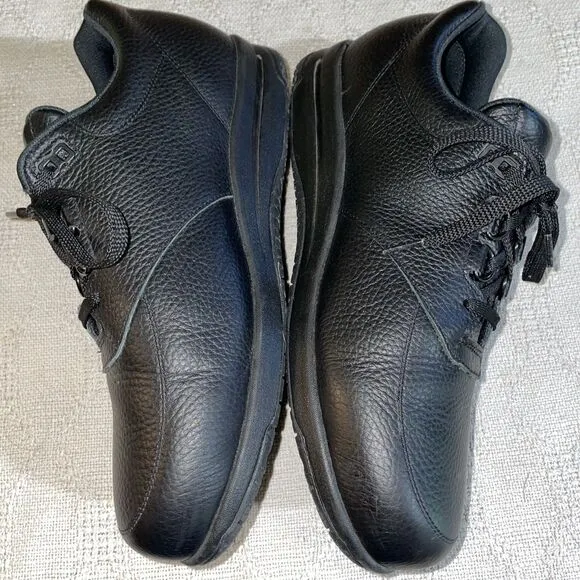SAS Men’s Work Shoes Size 10.5 WW Black Leather Occupational Hospital Clinic