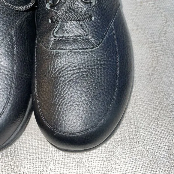 SAS Men’s Work Shoes Size 10.5 WW Black Leather Occupational Hospital Clinic