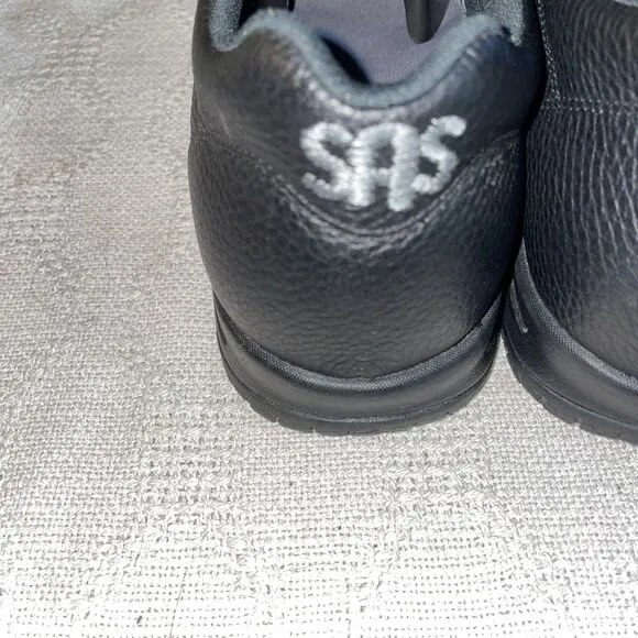 SAS Men’s Work Shoes Size 10.5 WW Black Leather Occupational Hospital Clinic