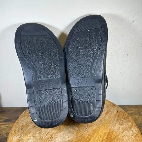 SAS Time Out Black Walking Comfort Shoes Sneakers Men's Size 12 W3‎