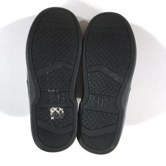 SAS VTO Walking Shoes Mens Size 12 W Wide Black Leather Hook Loop