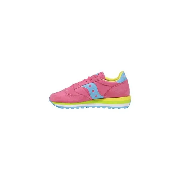 Saucony Leather Sneakers with Rubber Sole Women Pink