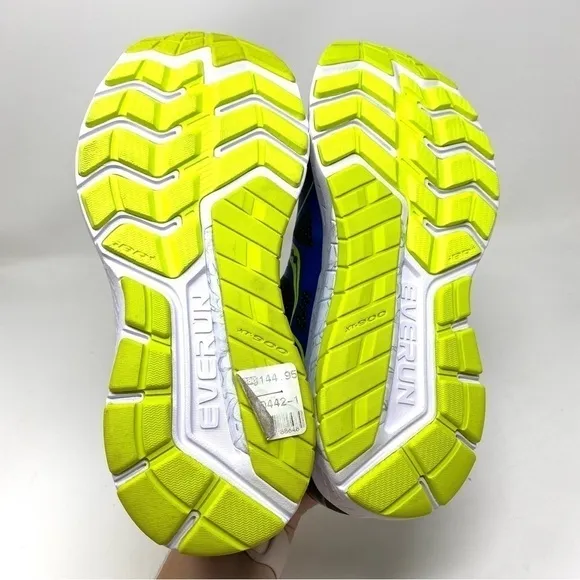 Saucony Men's Omni ISO running shoes navy blue citron